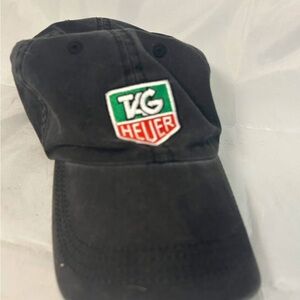 TAG Heuer Black Cap with Red and Green Logo